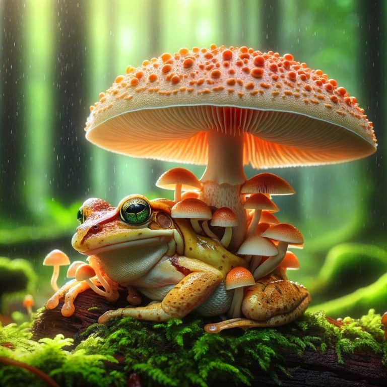 Mysterious Mushroom Growth on a Frog Stuns Scientists Mysterious Mushroom Growth on a Frog Stuns Scientists