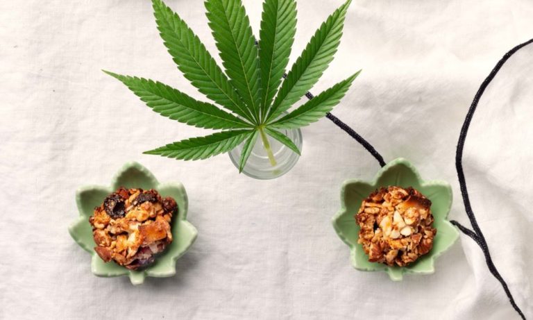 CBD and THC-Infused Energy Bites