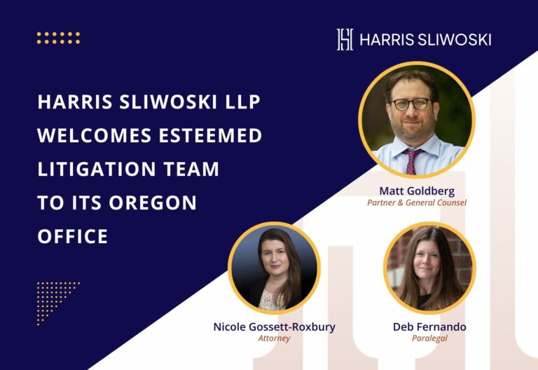 Harris Sliwoski LLP Welcomes Esteemed Litigation Team